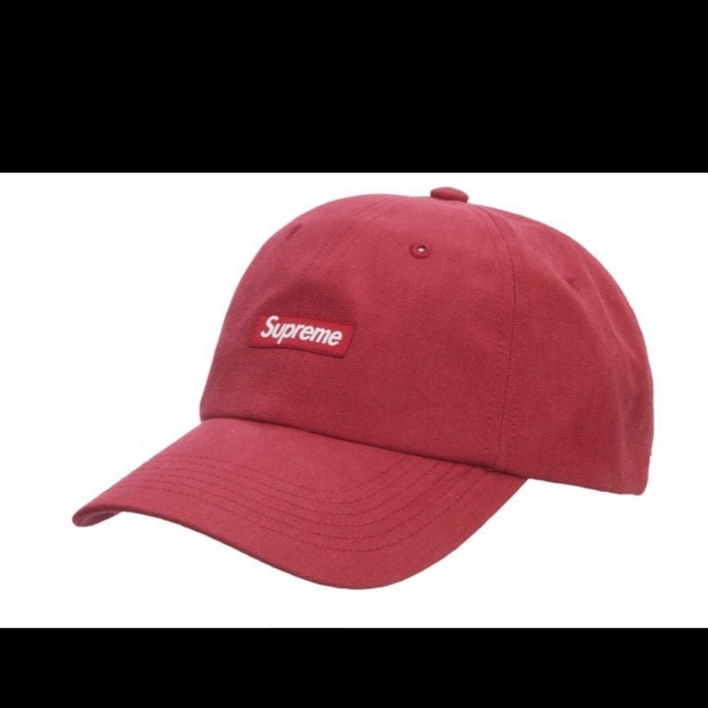 Supreme Brushed Cordura unisex red hat